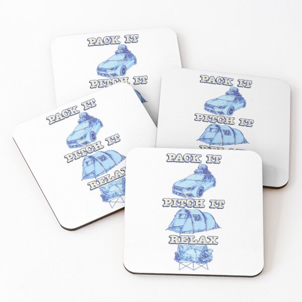 Item preview, Pack it, Pitch it, Relax - Blue Medium Tent designed and sold by BeccaAelishe.