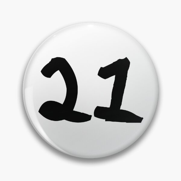 Item preview, 21, twenty-one, black, ninja designed and sold by Numbers-Art.