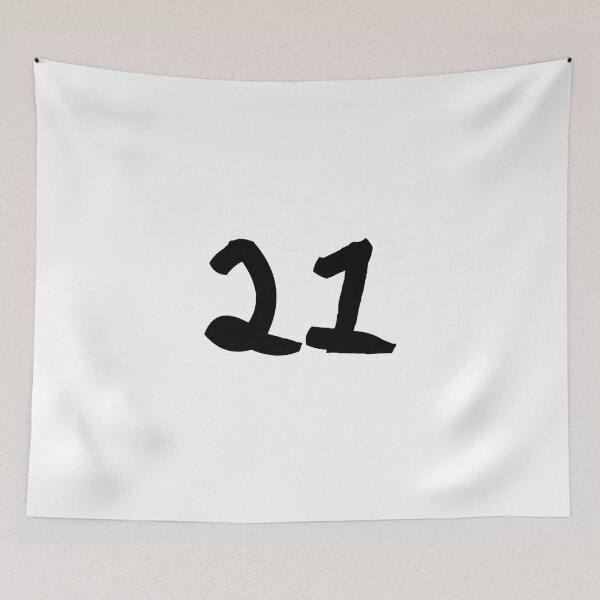 Item preview, 21, twenty-one, black, ninja designed and sold by Numbers-Art.