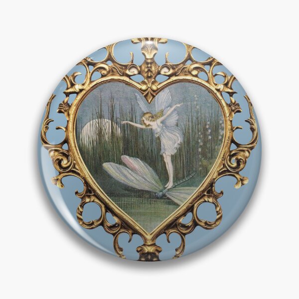Item preview, Heart-Framed Dragonfly Fairy designed and sold by HeyGurlHe.