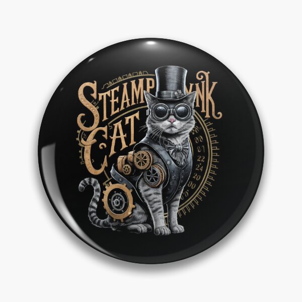 Artikelvorschau, Steampunk-Katze entworfen und verkauft von cu-animals-te.