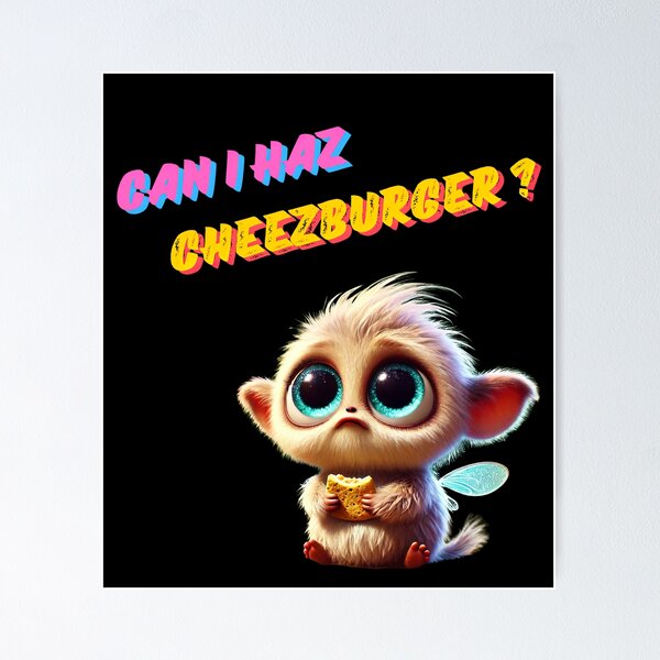 Item preview, Can I Haz Cheeseburger? designed and sold by OleOleStore.