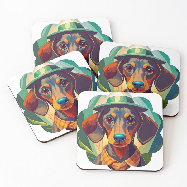 Item preview, Sticker T-shirt Design: Dachshund Portrait designed and sold by ForeverPrintsOK.