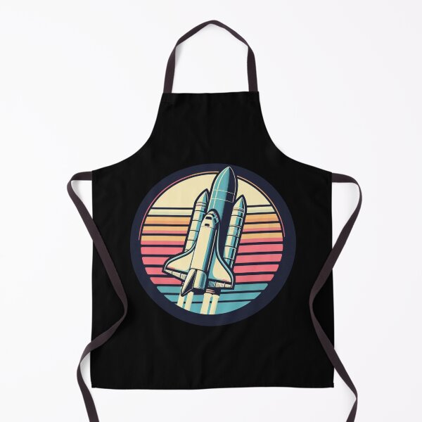 Item preview, Space Shuttle (Retro) designed and sold by Bubble-Boris.