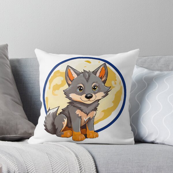 Item preview, Cute Wolf Moon designed and sold by Kspirit Designs.