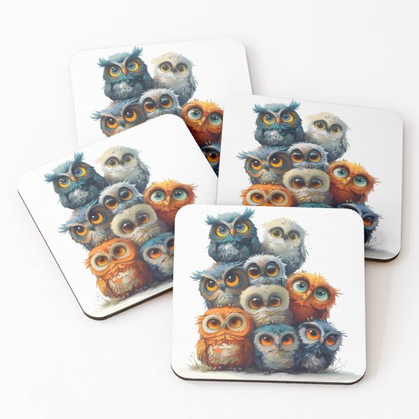 Item preview, Happy owl's designed and sold by Foxxys.