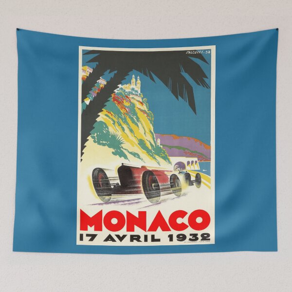 Item preview, MONACO GRAND PRIX; Vintage Auto Racing Print designed and sold by posterbobs.