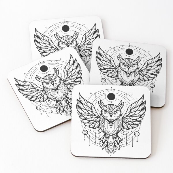 Item preview, Elegant & Modern Owl Line Art designed and sold by Dynke.