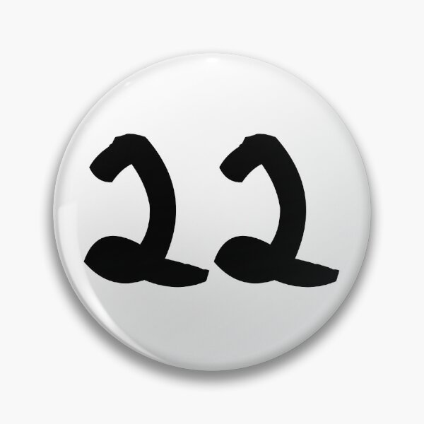 Item preview, 22, twenty-two, black, ninja designed and sold by Numbers-Art.