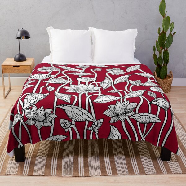 Item preview, Lotus - Maroon Design designed and sold by The Uphaar Store.