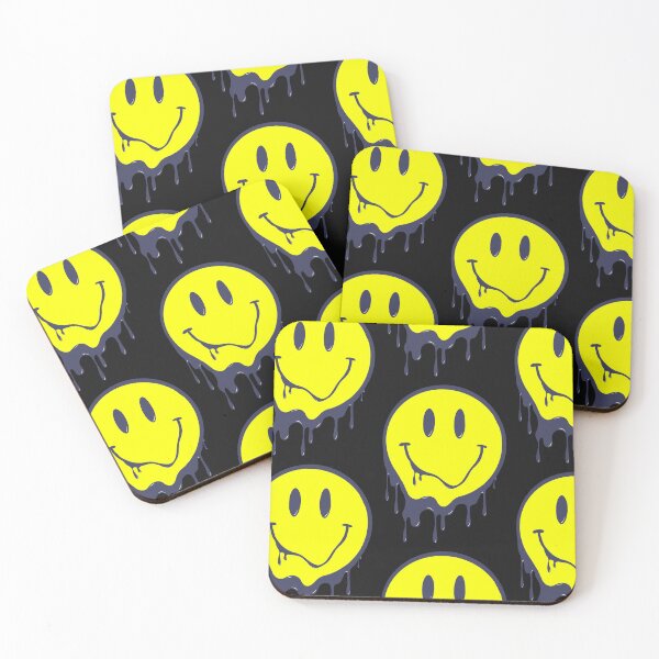 Item preview, Melting drippy dripping Smiley face designed and sold by SoulRising.