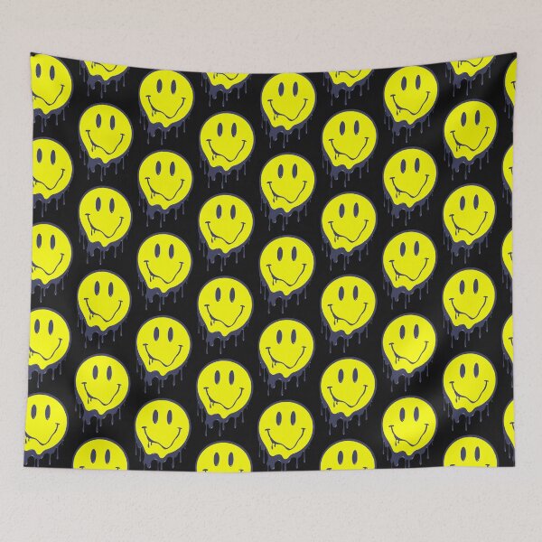 Item preview, Melting drippy dripping Smiley face designed and sold by SoulRising.