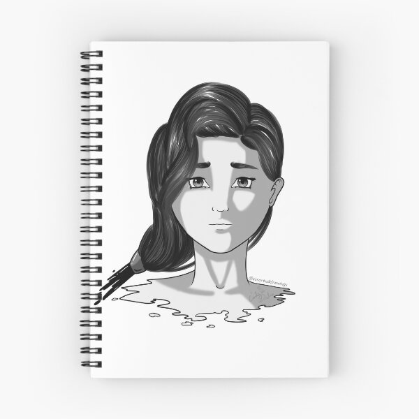 Artikelvorschau, Mädchen mit Haaren, die sich in einen Pinsel verwandeln (nb) entworfen und verkauft von AssortedDrawings.