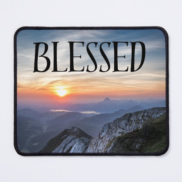 Item preview, Blessed Inspirational Sunset Landscape designed and sold by ZCFitDesign.