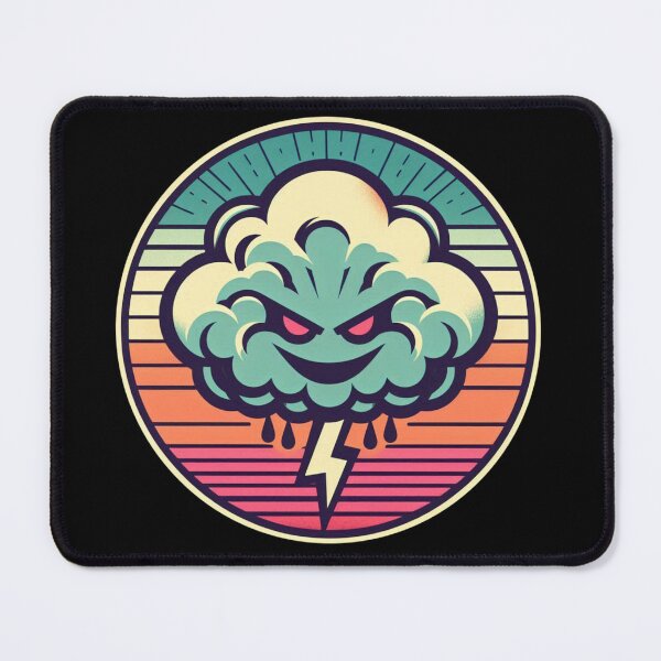 Item preview, Angry cloud (Retro) V.2 designed and sold by Bubble-Boris.