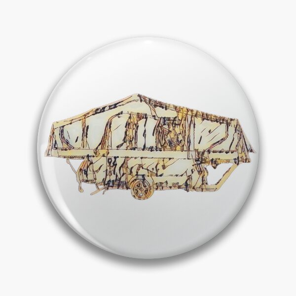 Item preview, Gold and Brown Folding Caravan designed and sold by BeccaAelishe.
