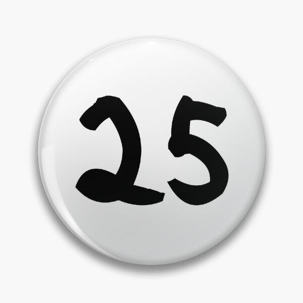 Item preview, 25, twenty-five, black, ninja designed and sold by Numbers-Art.