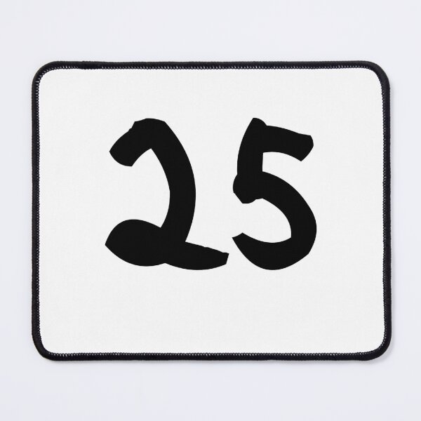 Item preview, 25, twenty-five, black, ninja designed and sold by Numbers-Art.
