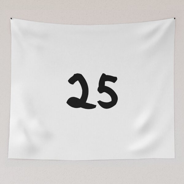 Item preview, 25, twenty-five, black, ninja designed and sold by Numbers-Art.
