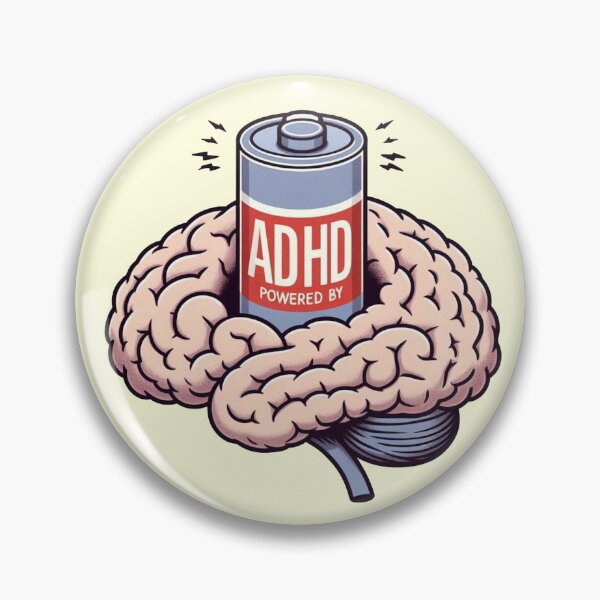 Item preview, Powered by ADHD designed and sold by Vkinsify.