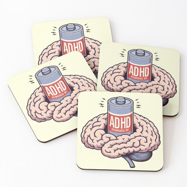 Item preview, Powered by ADHD designed and sold by Vkinsify.