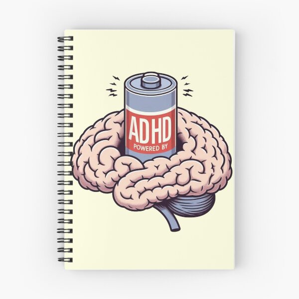 Item preview, Powered by ADHD designed and sold by Vkinsify.