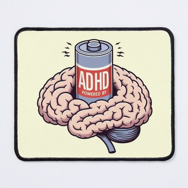Item preview, Powered by ADHD designed and sold by Vkinsify.