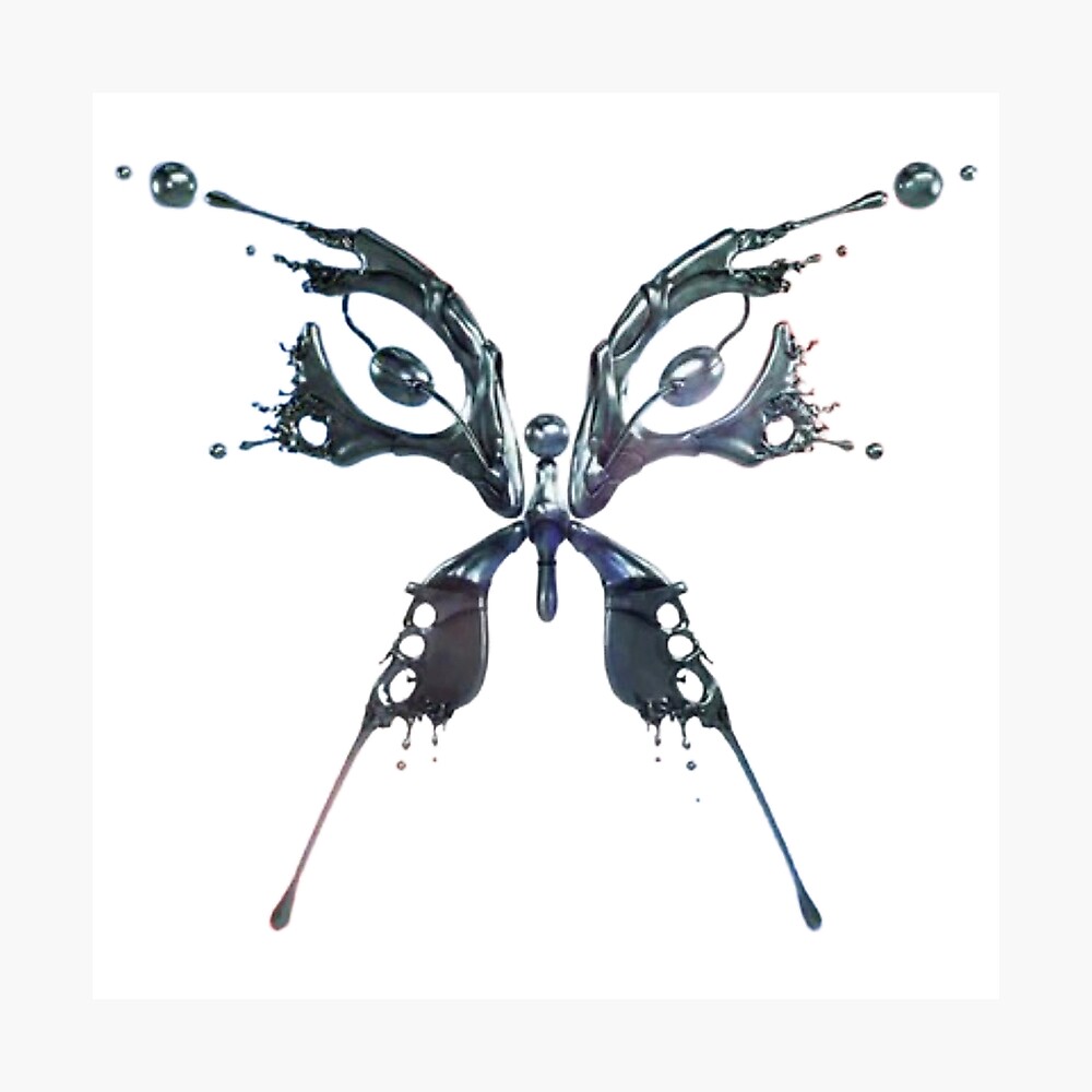 KP6 Butterfly Sticker