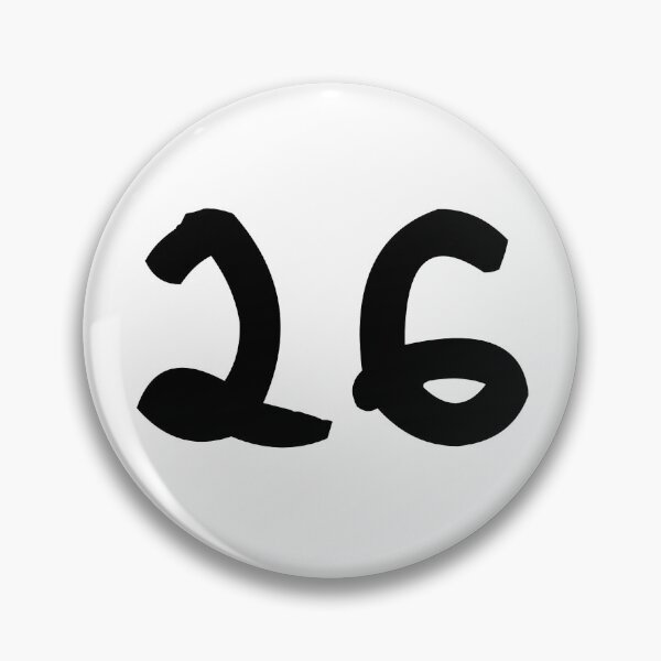 Item preview, 26, twenty-six, black, ninja designed and sold by Numbers-Art.