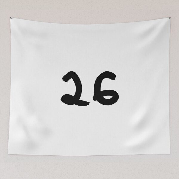 Item preview, 26, twenty-six, black, ninja designed and sold by Numbers-Art.