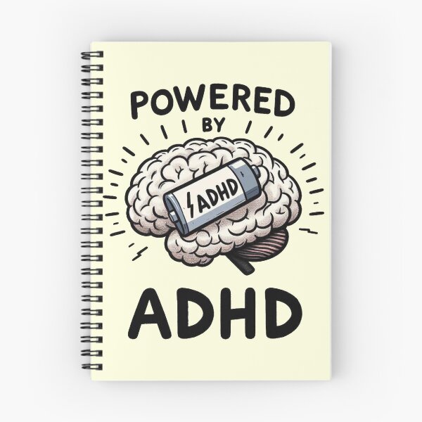 Item preview, Powered by ADHD designed and sold by Vkinsify.