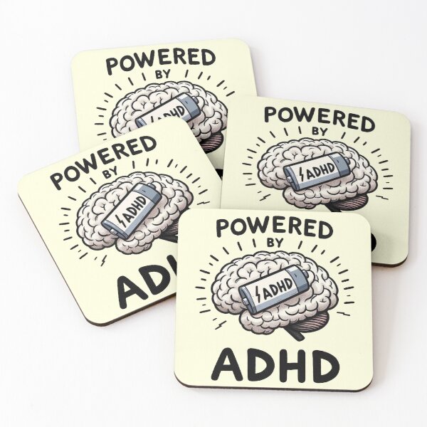 Item preview, Powered by ADHD designed and sold by Vkinsify.