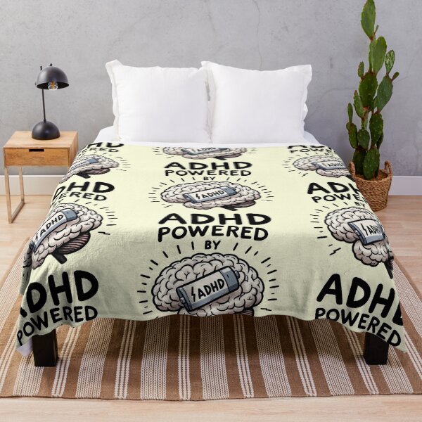 Item preview, Powered by ADHD designed and sold by Vkinsify.