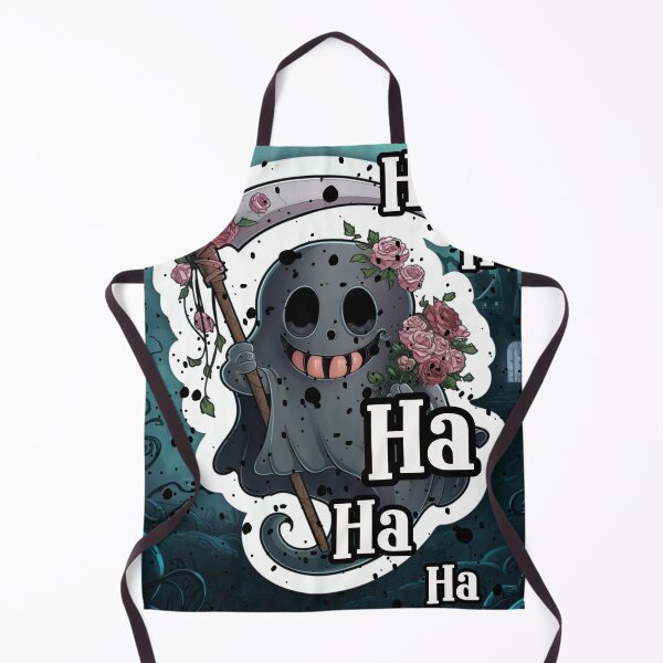 Item preview, Cute ghost with scythe designed and sold by MarcelooArt.