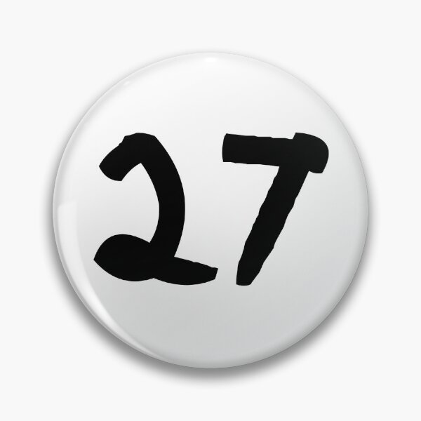 Item preview, 27, twenty-seven, black, ninja designed and sold by Numbers-Art.
