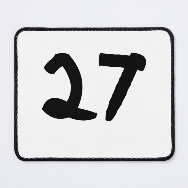 Item preview, 27, twenty-seven, black, ninja designed and sold by Numbers-Art.