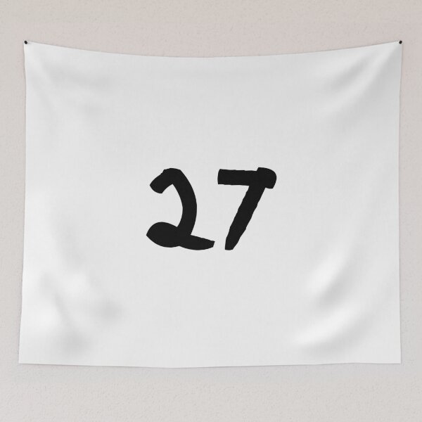 Item preview, 27, twenty-seven, black, ninja designed and sold by Numbers-Art.