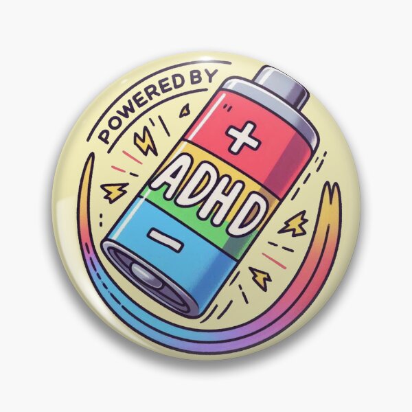 Item preview, Powered by ADHD designed and sold by Vkinsify.