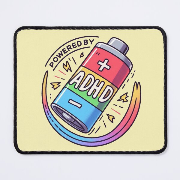 Item preview, Powered by ADHD designed and sold by Vkinsify.