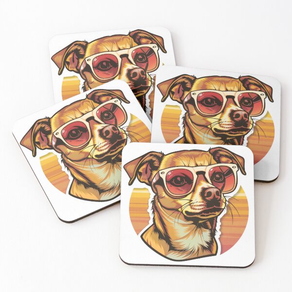 Item preview, Chihuahua Summer Dog  designed and sold by NicolasGlowArt.