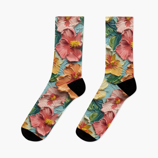 Item preview, Hibiscus Flowers Summer Hawaiian 3D Pattern designed and sold by Image NDesign.