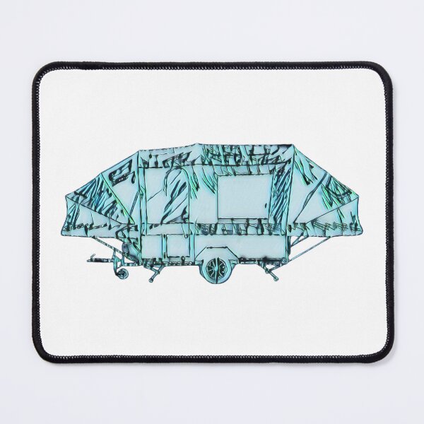 Item preview, Bluey Green Trailer Tent designed and sold by BeccaAelishe.