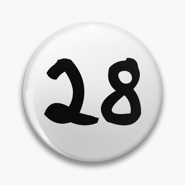 Item preview, 28, twenty-eight, black, ninja designed and sold by Numbers-Art.