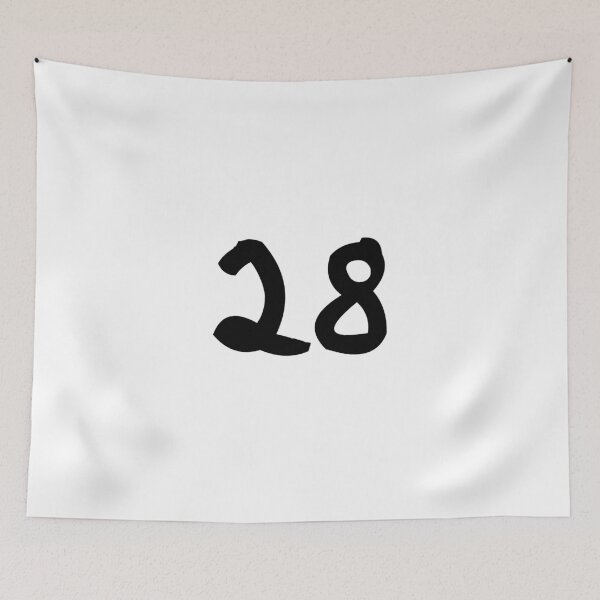 Item preview, 28, twenty-eight, black, ninja designed and sold by Numbers-Art.