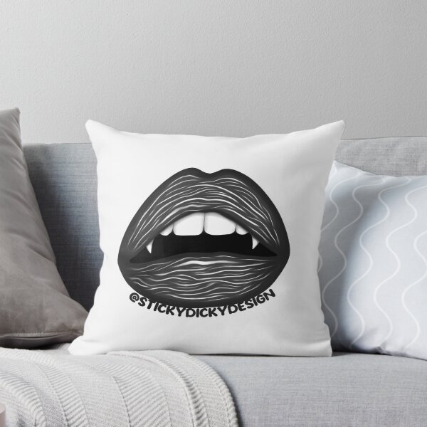 Item preview, Black Zebra Vampire Lips designed and sold by StickyDicky.