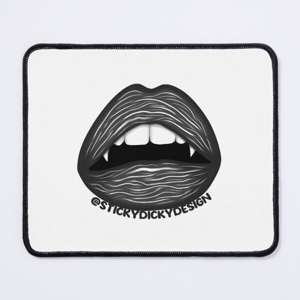 Item preview, Black Zebra Vampire Lips designed and sold by StickyDicky.