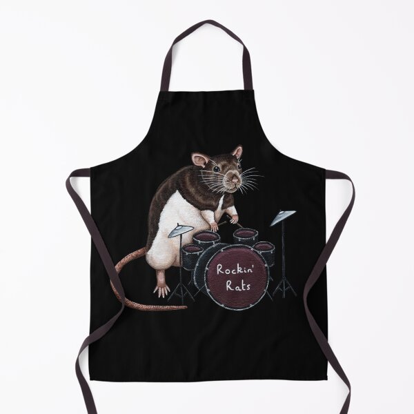 Item preview, Rat Drummer Transparent Background designed and sold by WolfySilver.