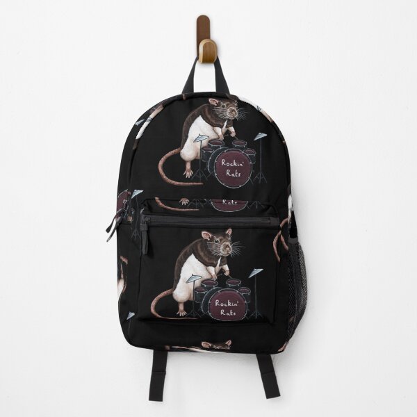 Item preview, Rat Drummer Transparent Background designed and sold by WolfySilver.
