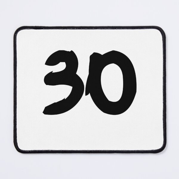 Item preview, 30, thirty, black, ninja designed and sold by Numbers-Art.