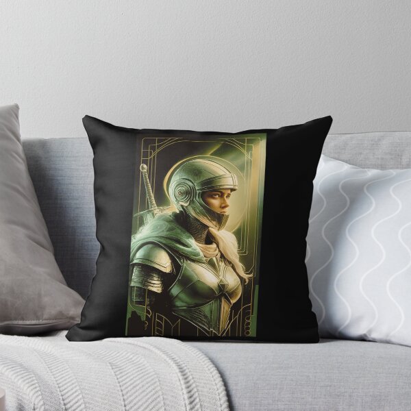 Item preview, Female Knight Futuristic Warrior designed and sold by Mirabilum.